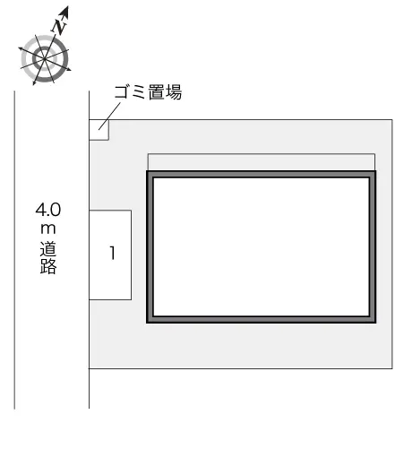 ★手数料０円★新潟市西区大学南１丁目　月極駐車場（LP）